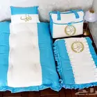 طقم مواليد مكتمل بالاسم الوان مميزه