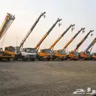 تأجير رافعات شوكيه وكرينات وسيزر ليفت ومالفت