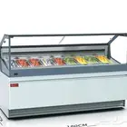 ثلاجة عرض ايس كريم 18 طبق