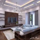 تصميم الداخلي المتكامل ( شقق -مكاتب -مطاعم -كافيه -الخ