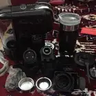 ماكينة كبسولات قهوه هاي برو 5 ف 1 مع خفاقة حليب ب 400 ريال