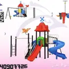 مراجيح وزحاليق كبيرة للحدائق