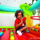 نطيطات كويلار الهوائية مع 25 كورة ب 260 ريال روعة للأطفال