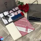 طقم رجالي فخم ديور قماش مع شماغ تغليف مجاني