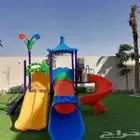 العاب خارجية مراجيح وزحاليق و نطيطات