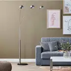 ابجورة فخمة ..استالس مع ثلاث مصابيح