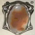 عقيق قديم مصور وصياغه ثقيله