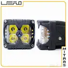 كشافات LED بحجم 4 انش عالية الجودة مع اضاءة جانبية صفراء