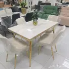 طاولات طعام ارجل استيل