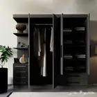 دولاب فخم رمادي غامق مع هدية مميزة