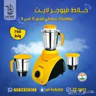 خلاط كهربائي و مطحنة بمحرك قوي 3 في 1 750 واط