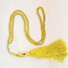 سبحة حجر الباي زهر الطبيعية الاصلية يدوية