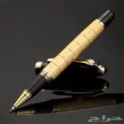 قلم معدني فخم لون ذهبي أسود