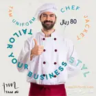 جاكيت شيف من تام للزي الموحد