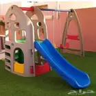 طقم ملاهي مرجيحة مع زحليقة