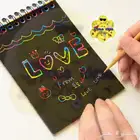 دفتر الكشط الملون - الرسم السحري -