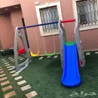 طقم مرجيحة مع زحليقة