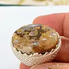 خاتم جزع خرائطي يماني قديم ملكي الصياغه