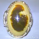 خاتم عقيق يماني مصور نادر وواضح الصوره