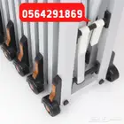حاجز الومنيوم متحركه بكفرات 4م عرض خاص0564291869