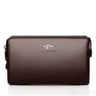 Secure PU Leather Men s Clutch Wallet  with Password Lock
