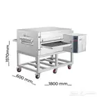 فرن بيتزا كهربائي مع سير 34 و 20 انش مع شاشة تحكم ديجيتال