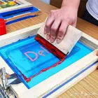 Silk screen Printing T Shirts Carton and Gloves Printing
