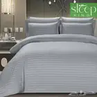 مفرش فندقي قطن ناعم مزدوج 7قطع
