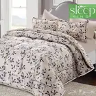 طقم لحاف مايكرو وجهين لونين متعددة الوان