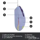 قيمنق ماوس لوجيتك Logitech G203 RGB للبيع بنص السعر