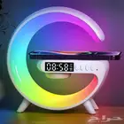 انارة وساعة وسماعة وشاحن لاسلكي