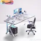 طاولة قيمينق ابيض بطول متر