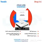 كل زاوية متصلة مع راوتر درايتك