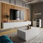 طقم طاولات تصميم تركي لون أبيض