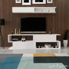 طاولات تلفزيون خشب متين يدوم طويلا