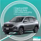 Chevrolet Captiva 2025 for rent Free delivery monthly rent