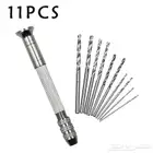 مثقاب دريل يدوي صغير مع 10 ريش