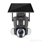 كاميرا مراقبة بالطاقة الشمسية 4K بشريحة بيانات 4G