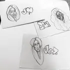 رسامه رسم اشخاص بورتريه وجرافيتي