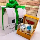 طقم حبتين ساعات رجالي ضمان سنتين - تخفيض