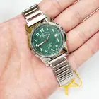 ساعة وست اند ام صليب لون اخضر ملكي أصلية مضمونة