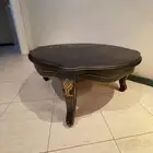 طاولة قهوه مع 2 طاوله جانبية