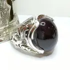خاتم قارنيت نجمي طبيعي راقي ملكي