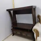 طاولة تلفزيون خشب ماليزي اصلي ومتينة جدا جدا