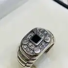 خاتم فضة رجالي إيطالي عيار 925 راقي