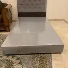 سرير خشب قماش جلد نفر نوص