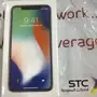 ايفون X عادي 256 لون فضي جديد 