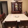 8 كراسي وبوفيه خشب طبيعي مليزي