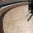 مغسل طاولت وجه جبل منحوت طبيعي