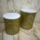 طاولات خدمه ذهبيه فخمه